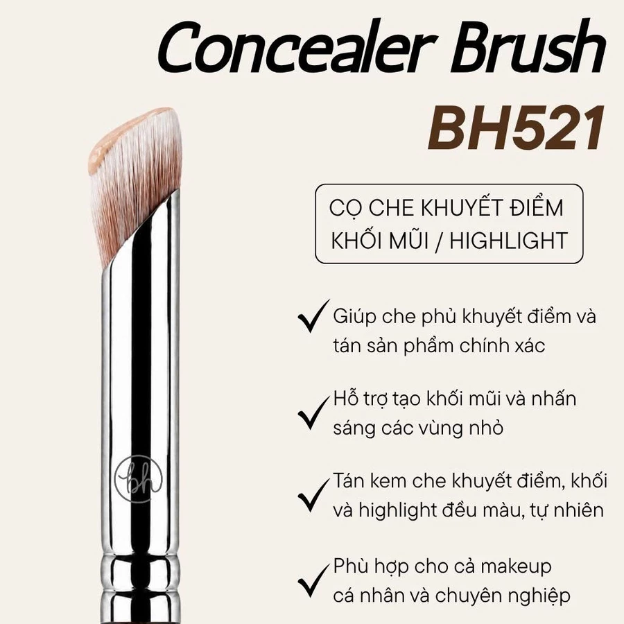 Cọ Che Khuyết Điểm BH Cosmetics Concealer Brush BH521